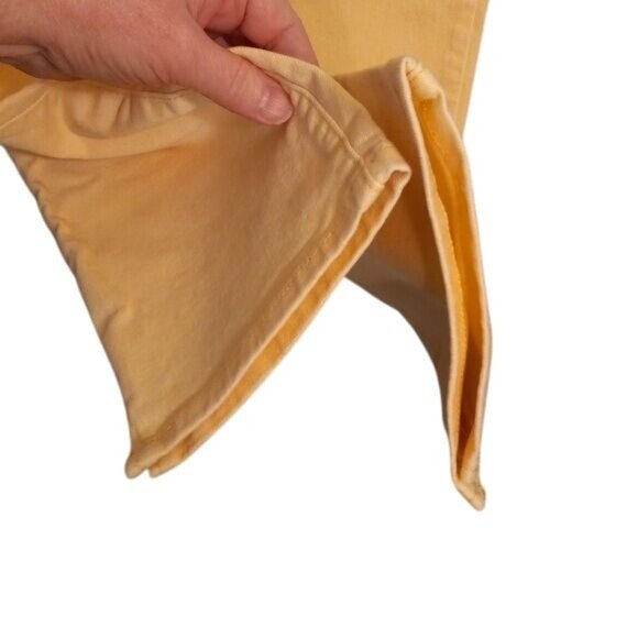 Chicos Platinum Denim Size 1.5 M Womens Jeans Ankle Length Yellow Slim Fit - Picture 5 of 12